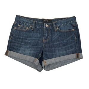 Banana Republic Cuffed Hem Jean Shorts Size 25 Women's